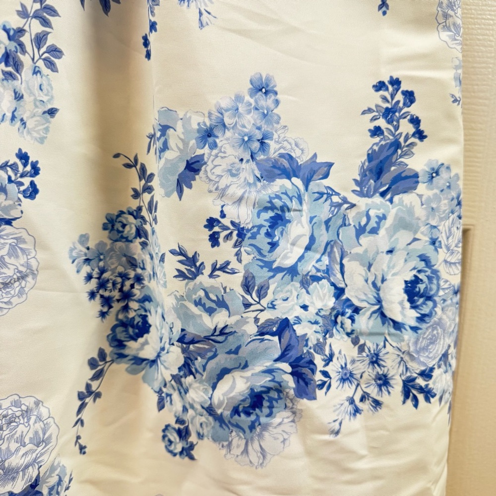 NWT Sachin & Babi Blaine Taffeta Square Neck Midi Dress in Chinoiserie 2 - Picture 11 of 12